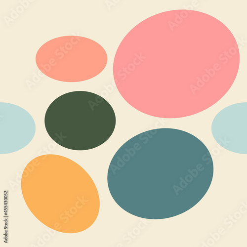 Hand drawn various shapes theme star seamless pattern. Contemporary modern trendy vector illustrations. Pastel colors. vector
