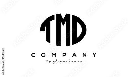 TMD three Letters creative circle logo design