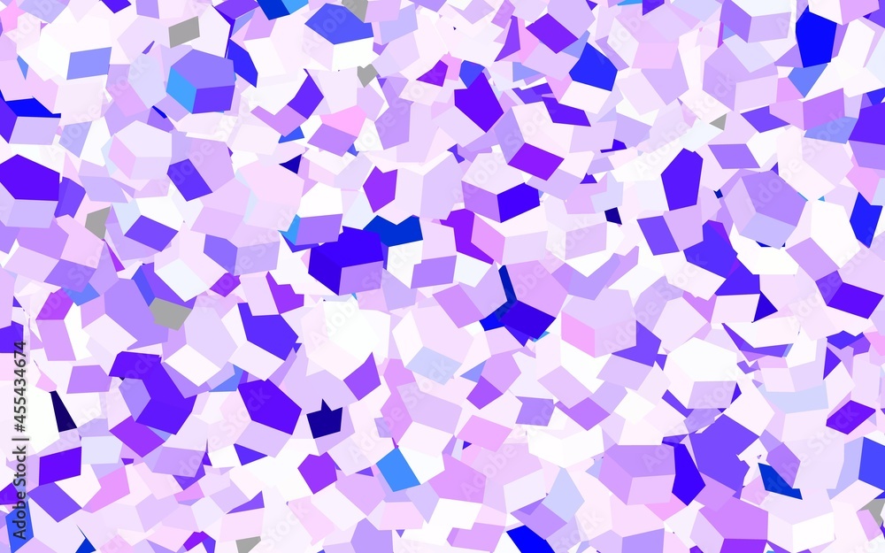 Light Purple, Pink vector layout with hexagonal shapes. Light Purple, Pink vector layout with hexagonal shapes.