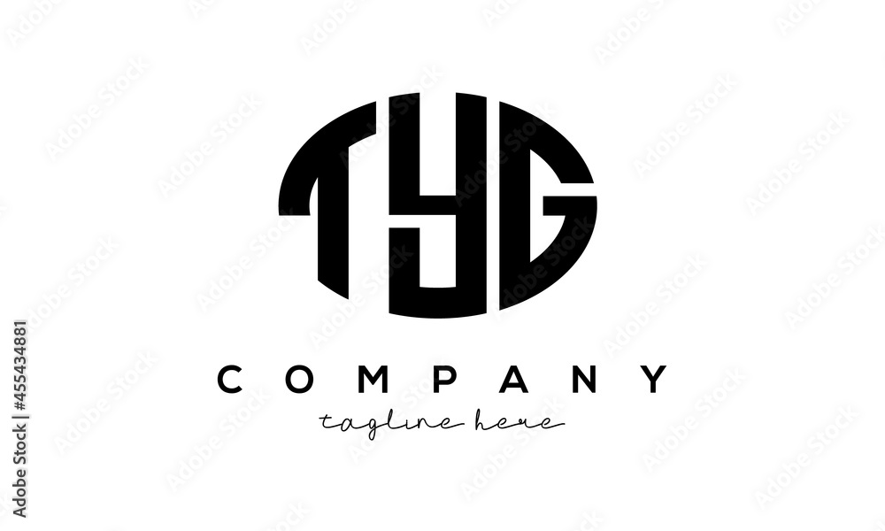 TYG three Letters creative circle logo design TYG three Letters creative circle logo design
