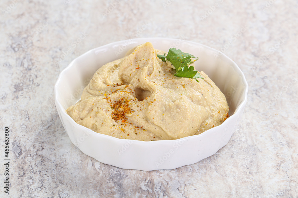 Traditional Jewish Hummus with olive oil Traditional Jewish Hummus with olive oil