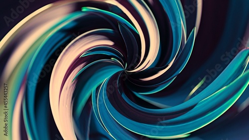 Swirl Abstract Illustration Background multicolor green background futuristic