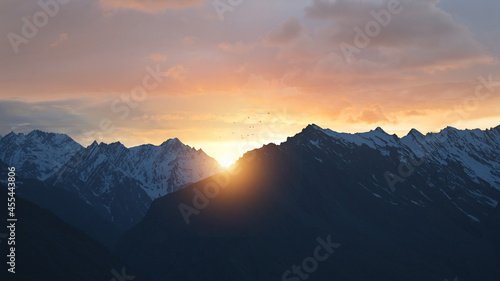 sunset in the mountains © harshit