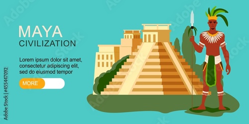 Maya Civilization Banner