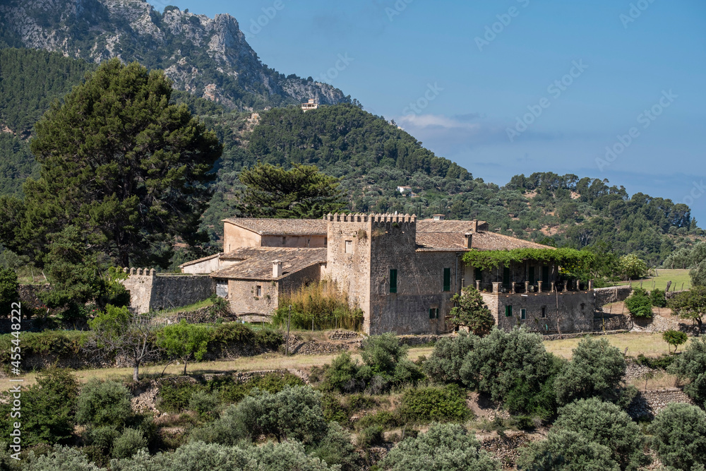 Es Collet fortified house, Estellencs, Mallorca, Balearic Islands, Spain