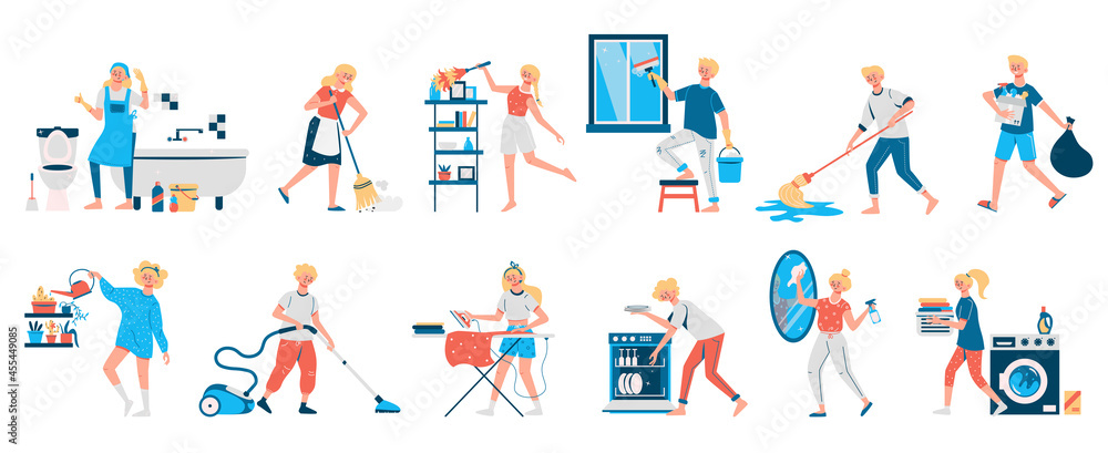 Cleaning Color Set Cleaning Color Set