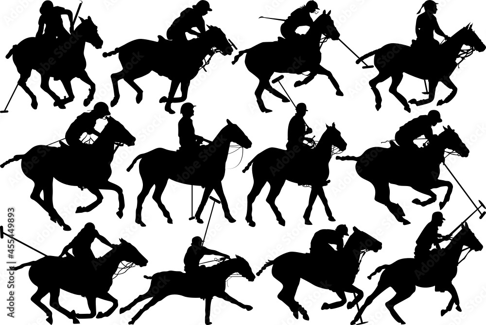 Polo Horse SVG Cut Files Polo Horse Silhouette Riding Horse Svg
