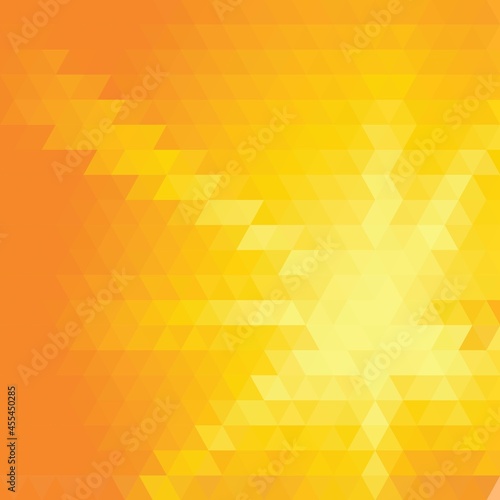 Abstract vector triangular background. polygonal style. Yellow abstract illustration. eps 10