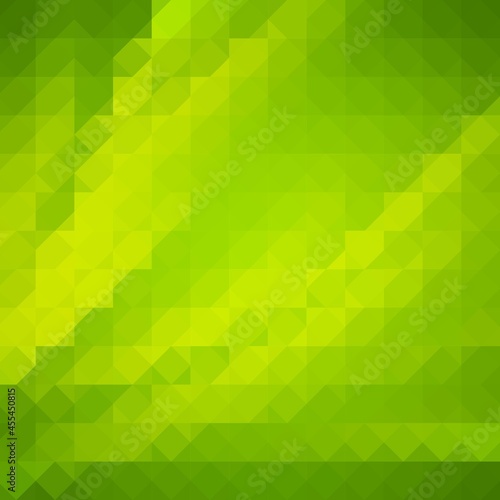 green geometric background. mosaic style. modern illustration. eps 10