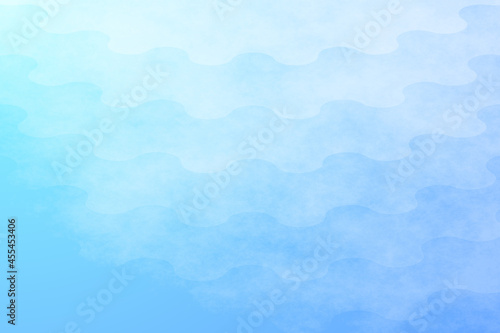Gradient White and blue abstract background. Beautiful background. White and blue watercolor background. Mermaid background. © Sudakarn