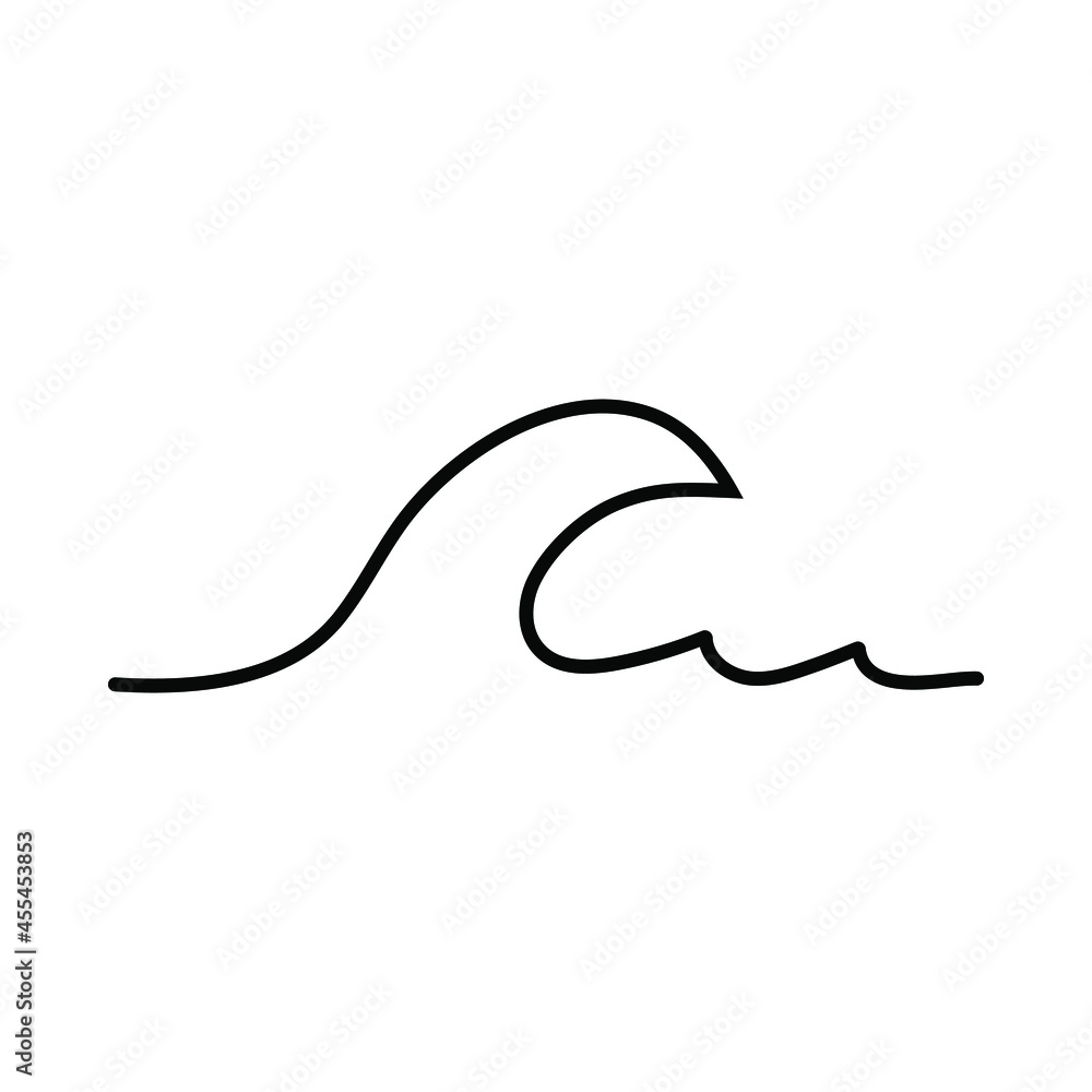Wave icon. Sea waves logo symbol, ocean design. Wave icon. Sea waves logo symbol, ocean design.