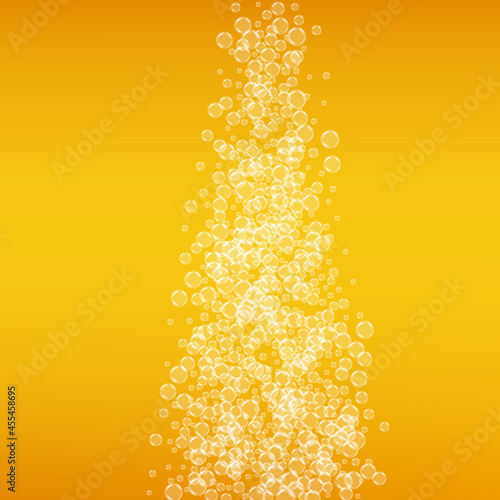 Beer foam. Craft lager splash. Oktoberfest background. Bubbly pi