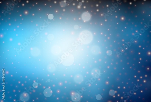 Dark BLUE vector template in carnival style.