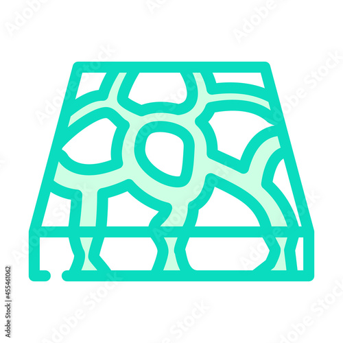 stone floor color icon vector. stone floor sign. isolated symbol illustration
