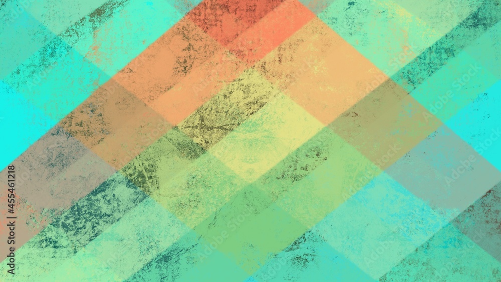 Abstract painting art with green, yellow and blue paint brush for presentation, website background, banner labor day, wall decoration, or t-shirt design Abstract painting art with green, yellow and blue paint brush for presentation, website background, banner labor day, wall decoration, or t-shirt design
