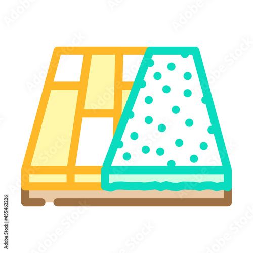 various materials floor color icon vector. various materials floor sign. isolated symbol illustration