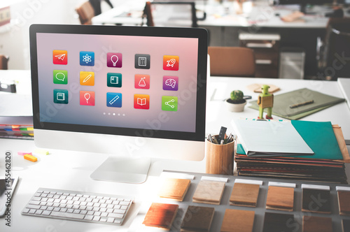 Fotografie E-learning Online Education Application Concept