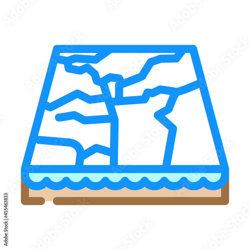 marble material floor layer color icon vector. marble material floor layer sign. isolated symbol illustration