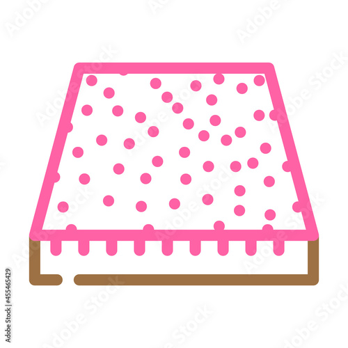 carpet floor color icon vector. carpet floor sign. isolated symbol illustration