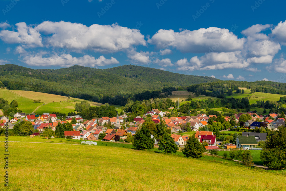Sommerwanderung durch die schöne Natur von Schmalkalden - Thüringen - Deutschland