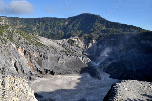 Tangkuban Perahu Volcano Crater in Lembang, Bandung - West Java