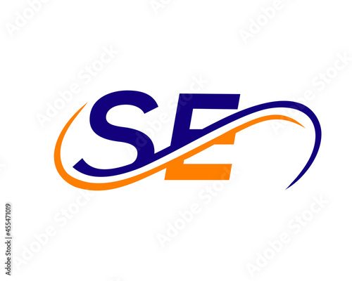 SE Letter Linked Business Logo. SE Logo Design. SE logo Design for Financial, Development, Investment, Real Estate And Management Company Vector Template