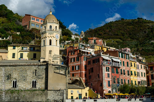 Italy. Liguria. Cinque Terre. The village of Vernazza