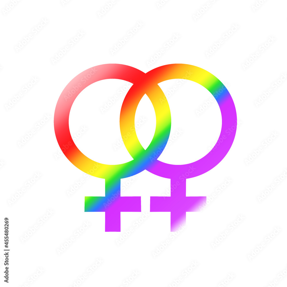 wlw, interlocking symbols with rainbow flag wlw, interlocking symbols with rainbow flag