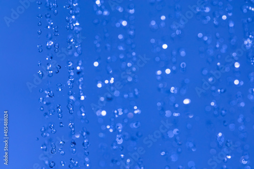 water drops  close up
