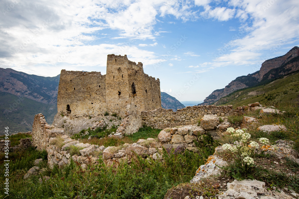 The unique Fregat castle in the Digorsky gorge of North Ossetia
