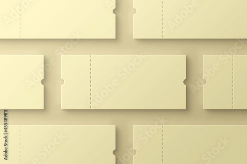 Ticket Blank mockup