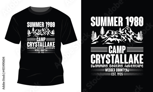 Summer 1980 Camp Crystal Lake Men's T-Shirt photo