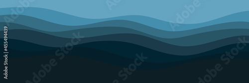 abstract blue wave pattern vector design for wallpaper, backdrop, background, web banner, and design template 