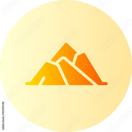 Mountain gradient icon
