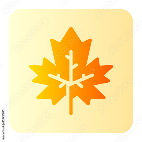 leaf gradient icon