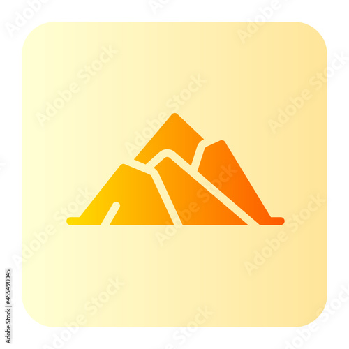 Mountain gradient icon