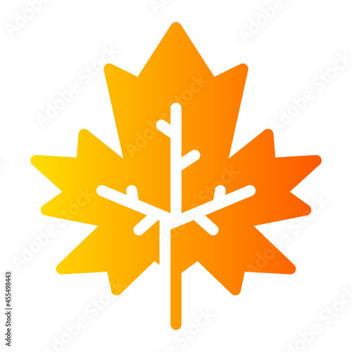 leaf gradient icon