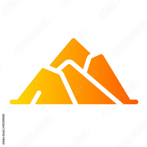 Mountain gradient icon