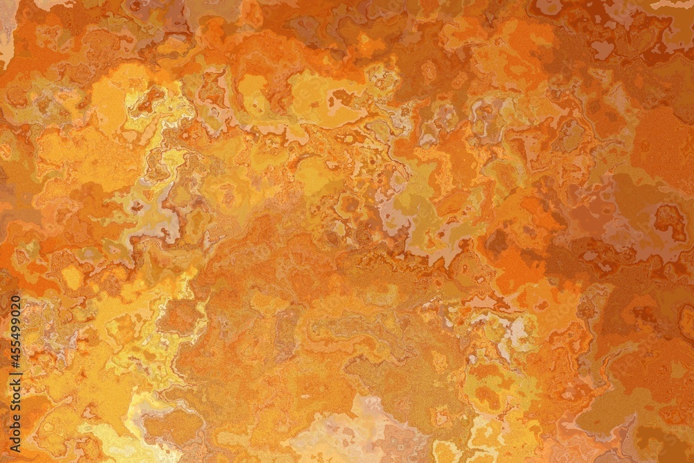 bright, juicy orange abstract blurred pattern, October, autumn colors, creative background.