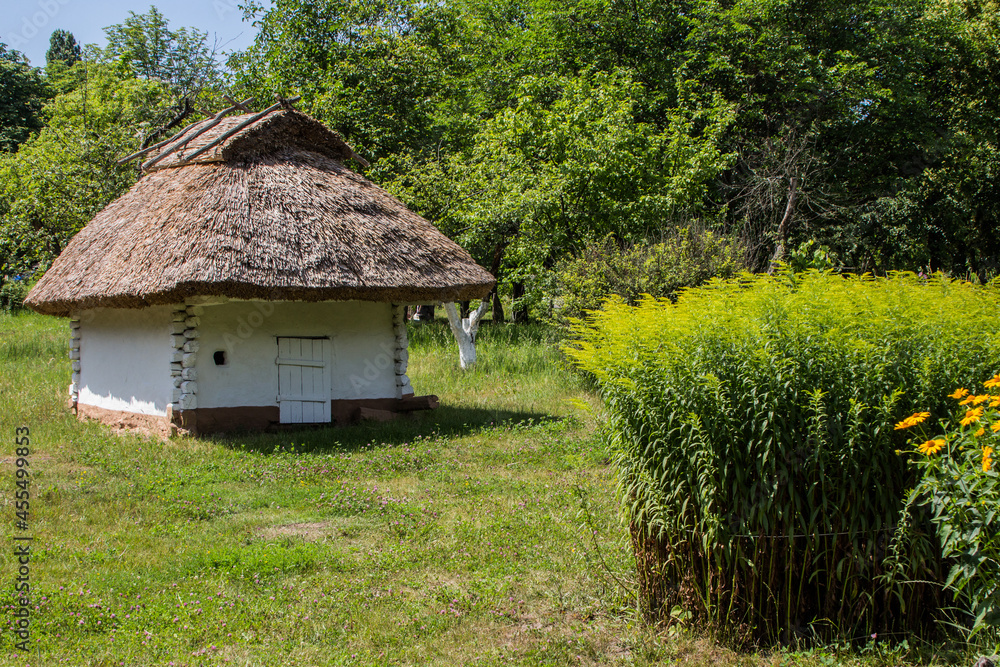 Historical barn in the open-air museum in the city of Pereyaslav. Ukraine Historical barn in the open-air museum in the city of Pereyaslav. Ukraine