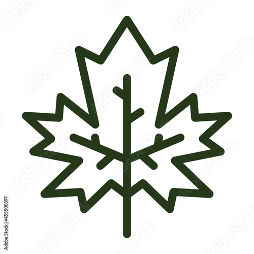 leaf outline icon