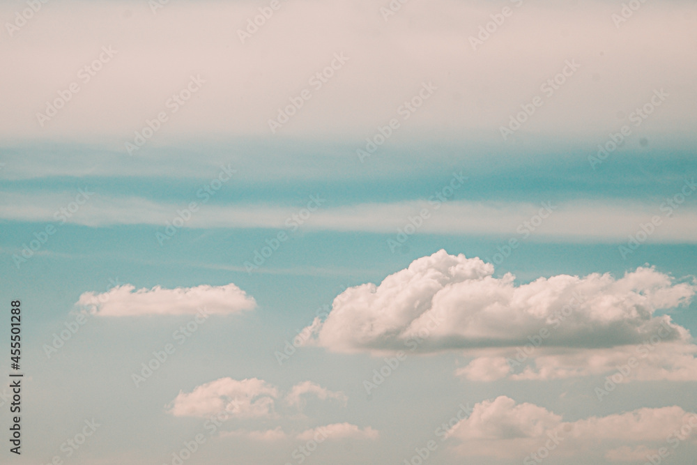 Beautiful white fluffys clouds sky background with blue sky background Beautiful white fluffys clouds sky background with blue sky background
