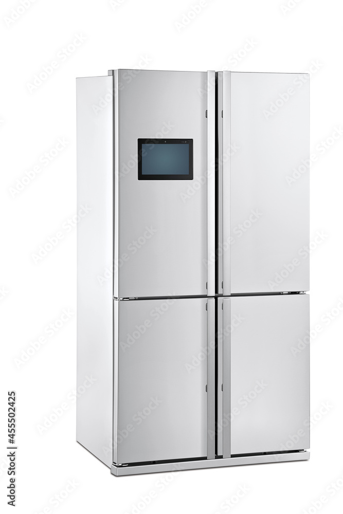 Large fridge with clipping path Large fridge with clipping path