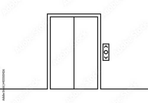 Elevator or lift concept. Vector illustration.