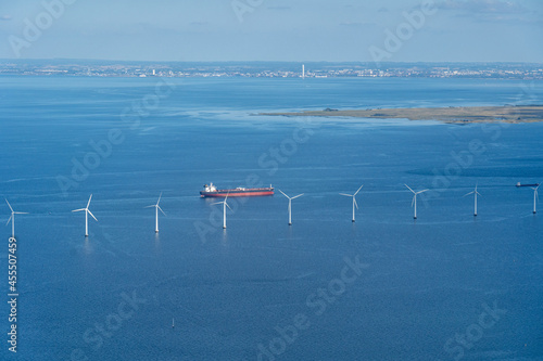 Middelgrunden Offshore Wind Power Park in Copenhagen photo