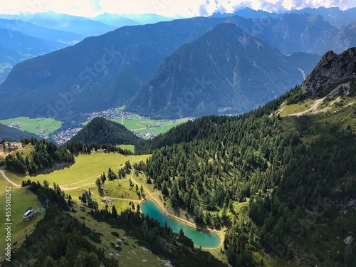 Alpine Pond around Rofan Mountains in Maurach 