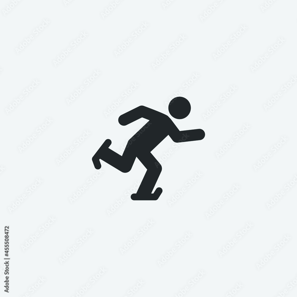 Skates vector icon illustration sign Skates vector icon illustration sign