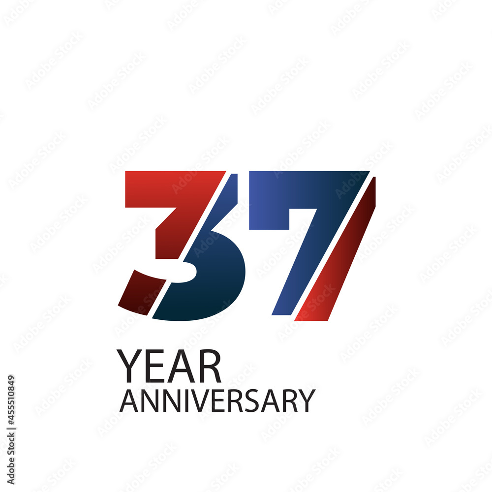 37 th anniversary event party. Vector illustration. numbers template for Celebrating. 37 th anniversary event party. Vector illustration. numbers template for Celebrating.