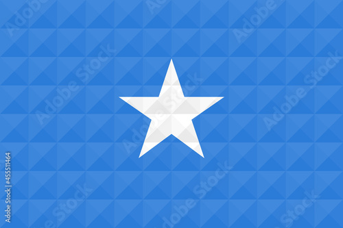 Artistic flag of Somalia with 3d geometric wave concept art design. Correct Proportion. No opacity effect. Eps  vector  and JPEG  high resolution  format in zip file.
