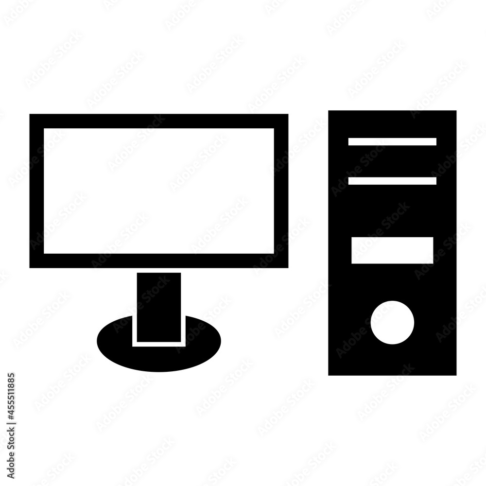 Vector Computer Glyph Icon Design Vector Computer Glyph Icon Design